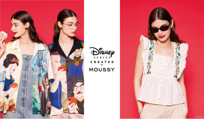 「Disney SERIES CREATED by MOUSSY」2024 SUMMER COLLECTIONが登場！ディズニー・アニメーション映画『白雪姫』をテーマにしたアイテムもの1枚目の画像