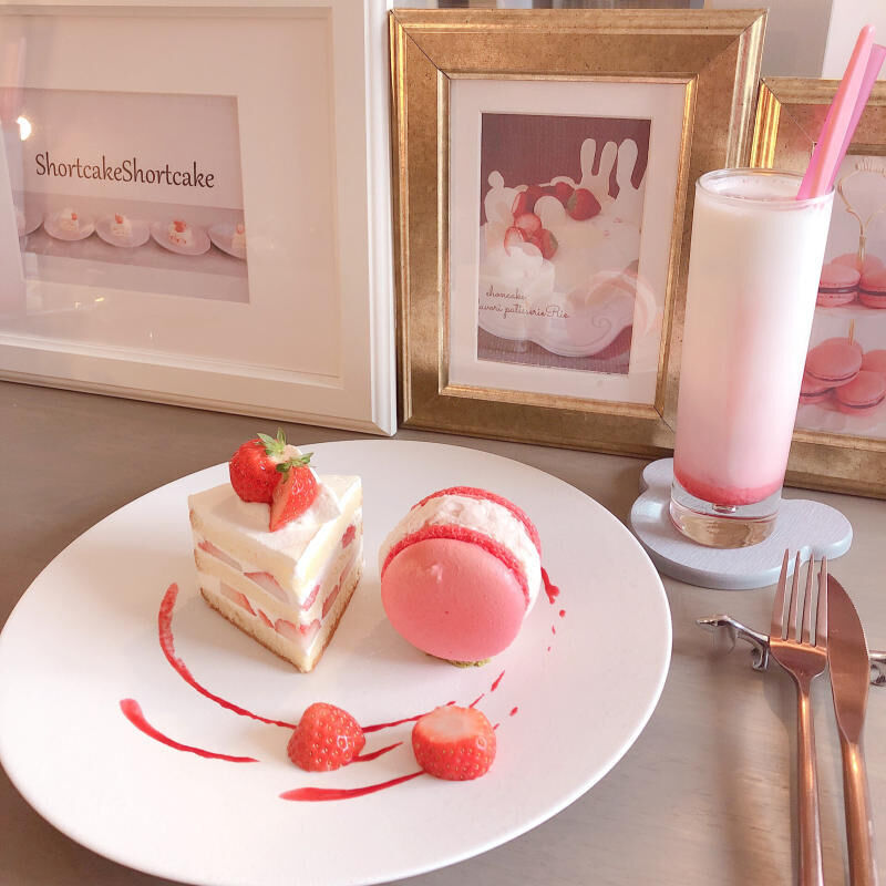 カフェ巡りもピンクでかわいいカフェに行きたいんです♡　くまさんにあえる【横浜カフェ】知ってる？の1枚目の画像