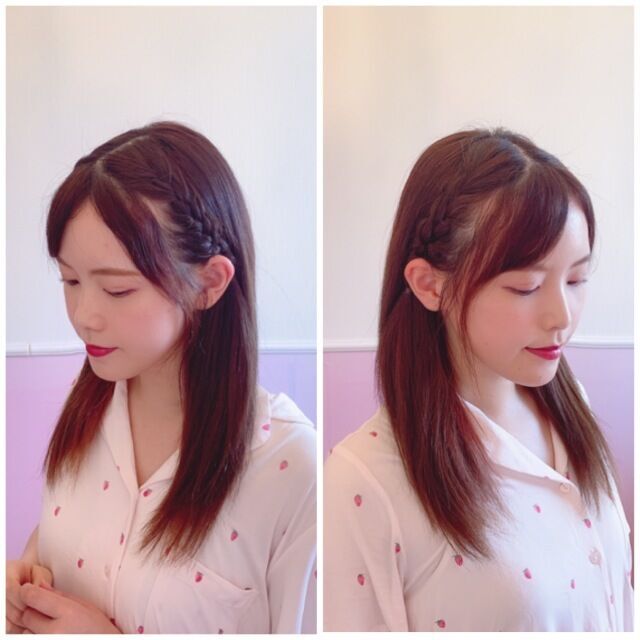 NiziUミイヒちゃんっぽヘアスタイル♡KPOPアイドル気分になれるヘアアレンジやり方の6枚目の画像