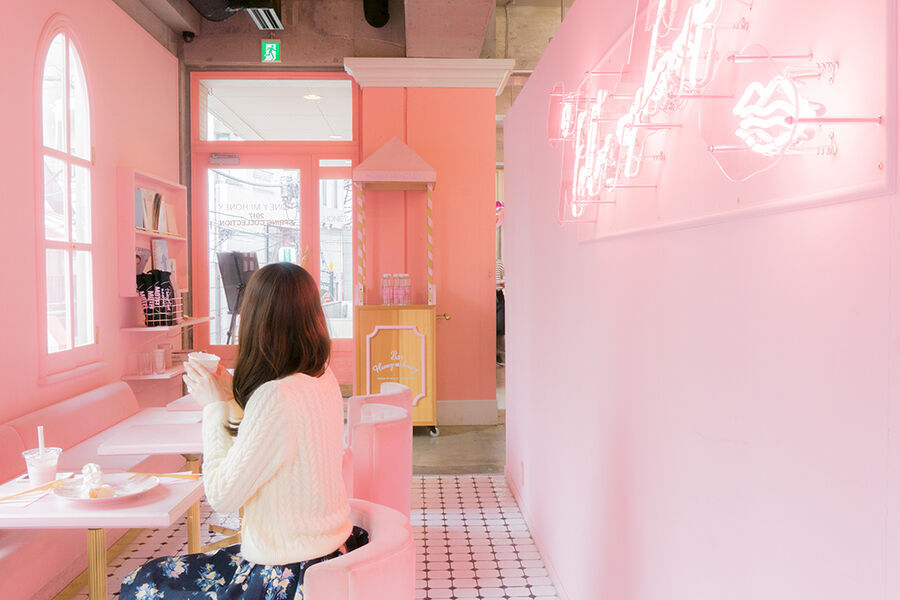 絶対キュンとするピンクの世界♡　CAFE HONEY MI HONEY【東京カフェジェニック05】の1枚目の画像