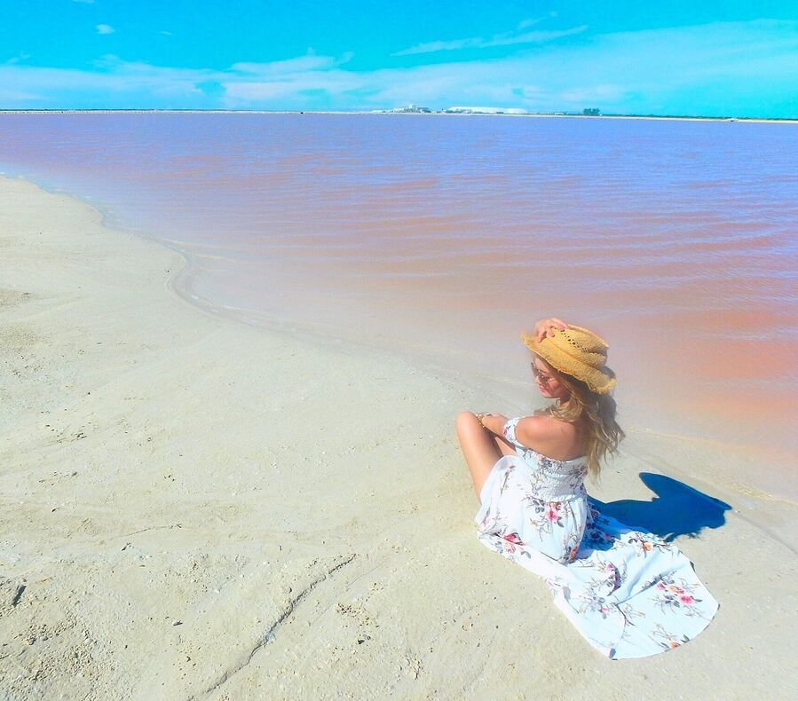 かわいすぎるピンクの湖が話題♡　おすすめメキシコ女子旅観光スポットの1枚目の画像