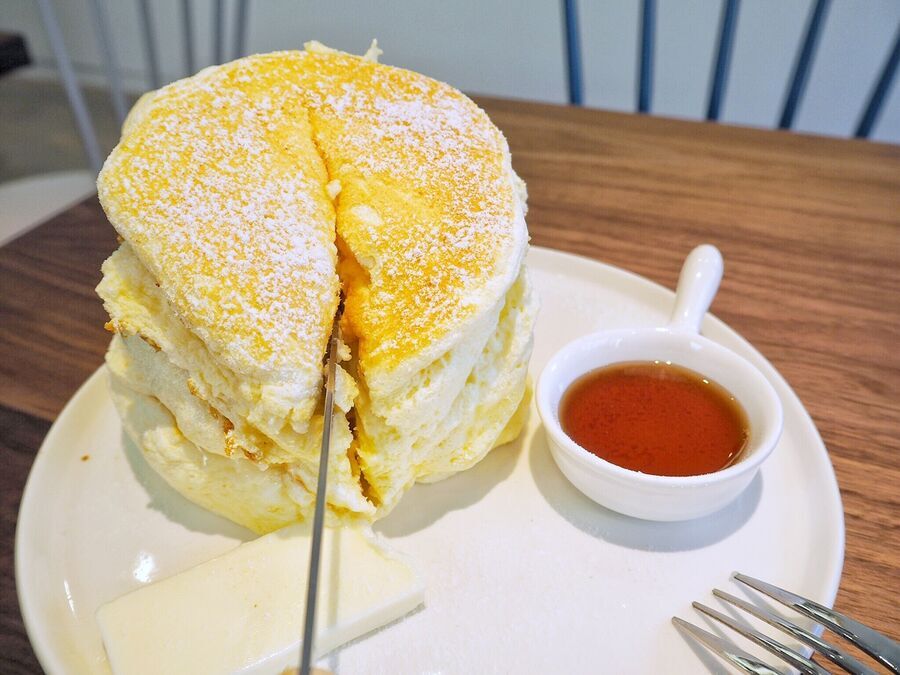 「嵐にしやがれ」でも話題!?♡　eggg Cafeの最先端ふわとろパンケーキの3枚目の画像