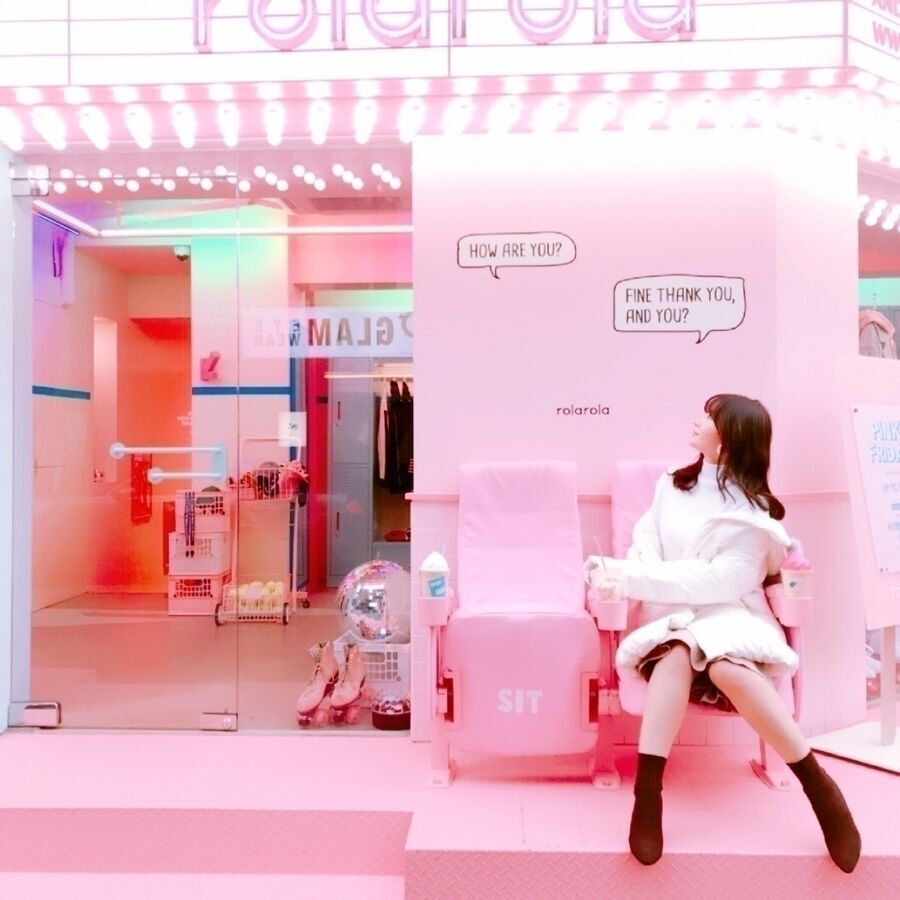 【韓国ピンクスポット特集】かわいすぎるカフェやコスメショップがたくさん♡の3枚目の画像