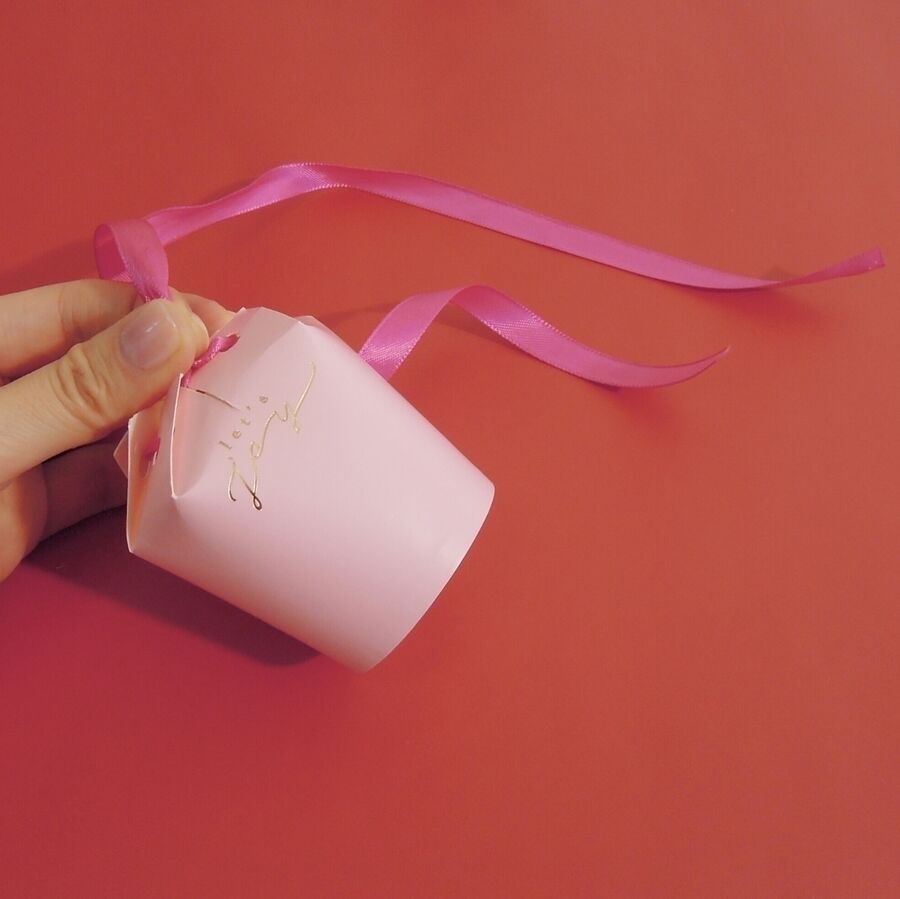 【簡単】かわいいバレンタインラッピング♡　紙コップラッピング＆ミニ紙袋をDIYの14枚目の画像