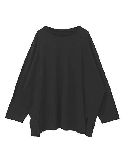 [ケービーエフ] tシャツ KBF+ BIGロングTシャツ レディース KP06-21H050 BLACK one
