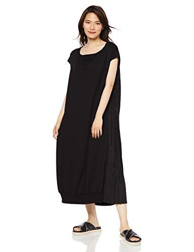 [MILKFED.] PLEATED LADY DRESS 3192958 BLACK 日本 ONE SIZE (FREE サイズ)