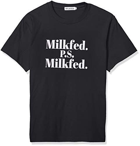 [MILKFED.] 103201011049 ロゴ ショートスリーブ Tシャツ DIDONE LOGO S/S TEE レディース ブラック 日本 M (日本サイズM相当)