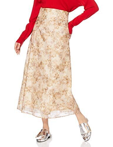 [リリーブラウン] ぼかし花柄刺繍スカート LWFS196002 レディース BEG 日本 0 (日本サイズ7 号相当)