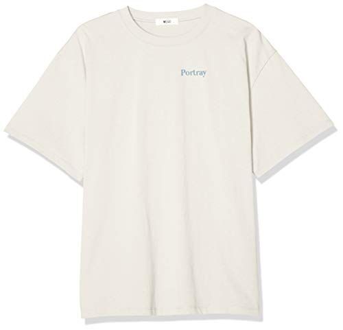 [ウィゴー] バック ロゴ ビッグ シルエット Tシャツ 半袖 レディース F サックス