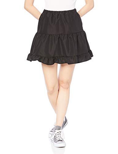 [ウィゴー] ティアード ミニスカート スカート レディース Free Size ブラック
