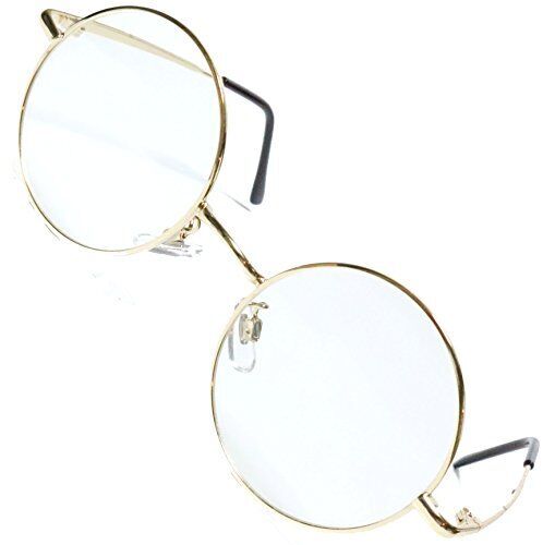 ゴールド×クリア 伊達メガネ 伊達眼鏡 だてめがね だて眼鏡 度なしメガネ ファッションメガネ めがね 眼鏡 メンズ レディース 金ブチ 丸 四角 透明 色付き 小さい 大きい 軽い uvカット 紫外線カット 1040092-F-078