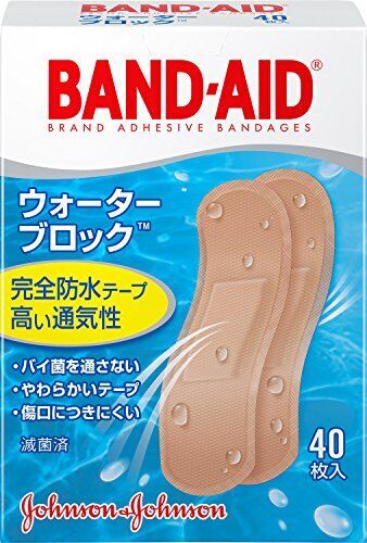 BAND-AID(バンドエイド) 救急絆創膏 ウォーターブロック 40枚
