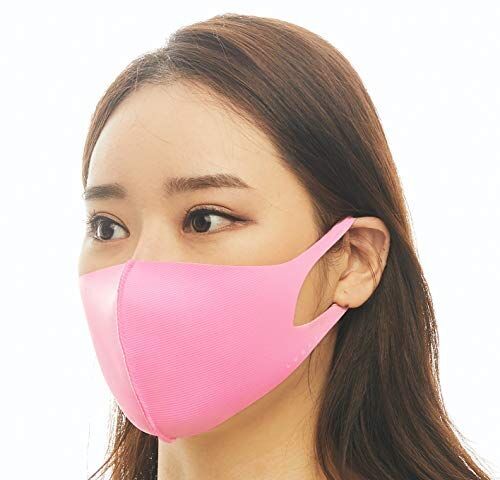 【LOOKA ルカ】Refreshing Mask マスク Lサイズ Mサイズ Sサイズ 男女兼用 (LIGHT PINK) M