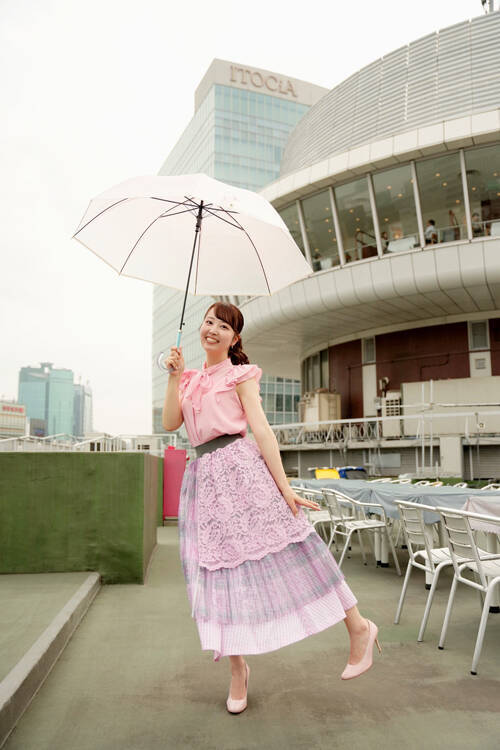 「お天気中継をしているいつものベランダをプロデュースしました」 熊谷実帆アナウンサー