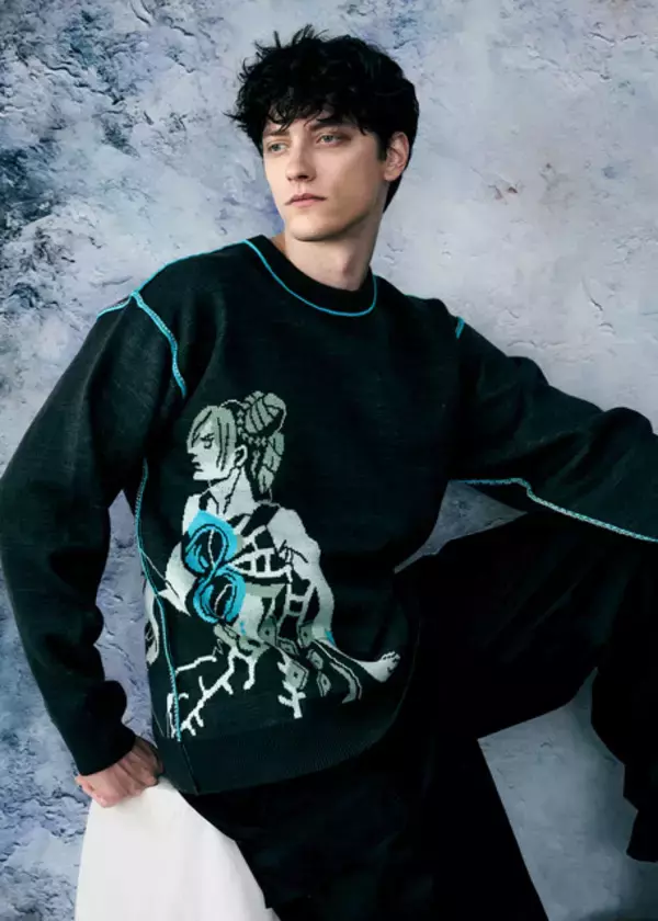 「ジョジョ」徐倫と承太郎の親子カーディガンや、ドッピオの「とうおるるる…」シャツも!「グラニフ」最新コラボ登場