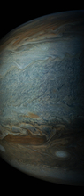 木星の熱帯域に広く点在した幅50km、高さ50kmの「小さな」雲をジュノー探査機がとらえた