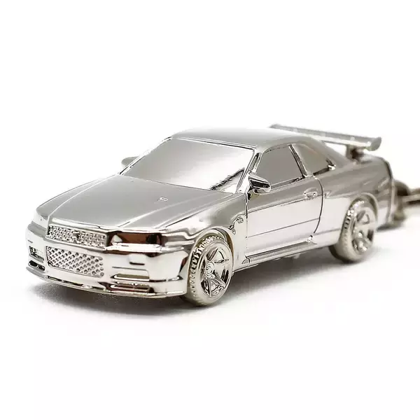 「●3000個のみ生産●「日産 スカイライン GT-R (BNR34) 」キーリング、楽天市場で予約販売開始!」の画像