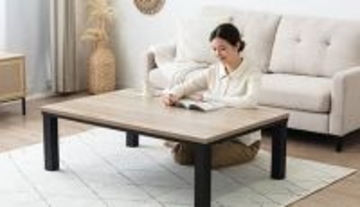 冬だけじゃない! オールシーズン対応のミニマルこたつテーブルがタンスのゲンから