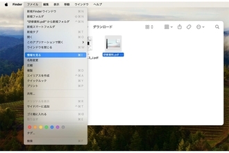 Macでファイルの「情報」ウインドウを活用する - iPhoneユーザーのためのMacのトリセツ