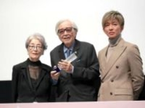 木村拓哉&倍賞千恵子 山田洋次監督を祝福 東京国際映画祭特別功労賞を受賞「戸惑いながら」感激