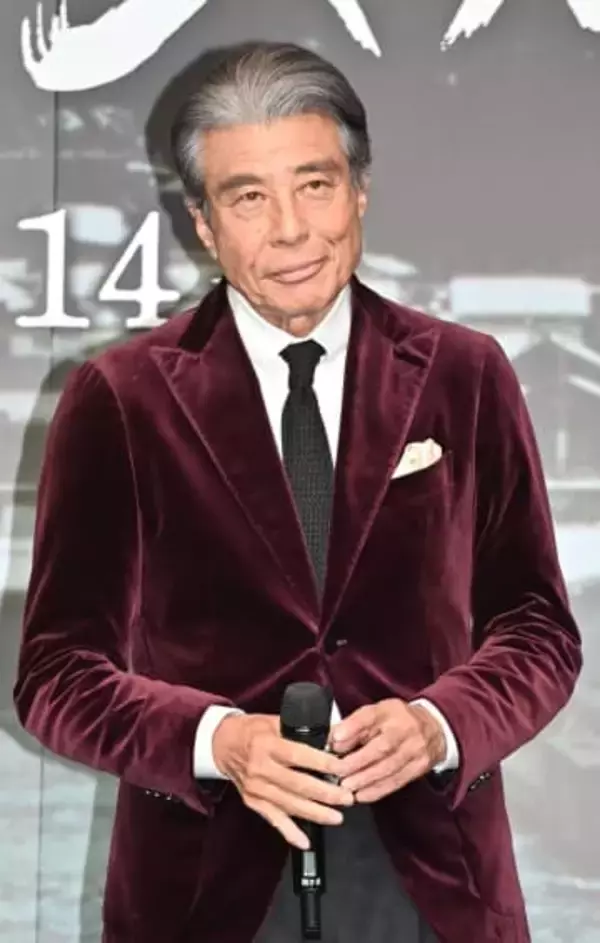 舘ひろし「俳優人生50年の集大成」7年ぶりの単独主演映画の公開へ 客席からも大歓声「舘さ~ん!」