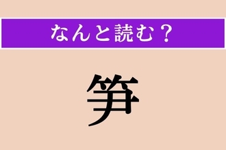 【難読漢字】「笋」正しい読み方は？ ニョキニョキ顔を出します