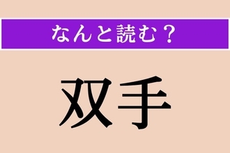 【難読漢字】「双手」正しい読み方は？「そうしゅ」じゃない読み方わかりますか？