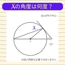 【角度当てクイズ Vol.781】xの角度は何度？