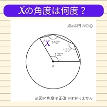 【角度当てクイズ Vol.816】xの角度は何度？