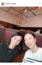 遼河はるひ、宝塚同期の紺野まひると“よく喋りよく食べた”充実ランチ