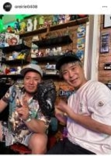 元芸人・入江慎也氏、ソフトバンクホークス山川穂高選手との記念ツーショット公開