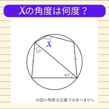 【角度当てクイズ Vol.766】xの角度は何度？