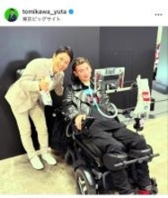 元テレ朝・富川悠太氏、ALSの武藤将胤氏と再会「愛と科学で挑戦し続けるまーくんを応援」