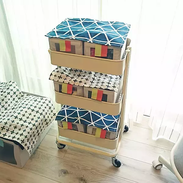 「散らかりがちなキッズスペースがすっきり片付く!IKEA収納アイテムで叶える親子にうれしい空間づくり」の画像
