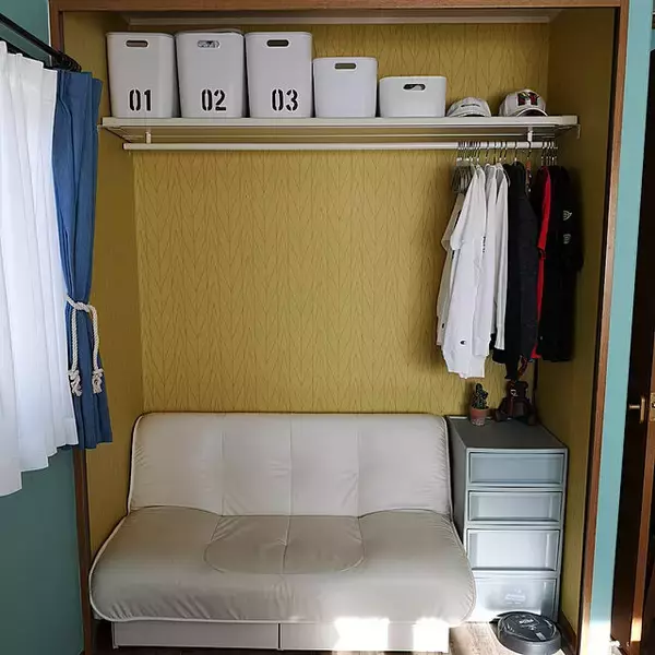 「押入れをクローゼットやデスク、キッズスペースに!参考になるDIYアイデア」の画像