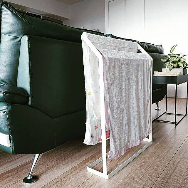 生乾き臭の悩みもこれで解決☆バスタオルを効率よく干す方法