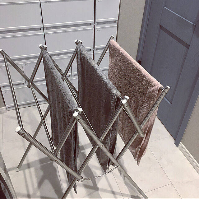 生乾き臭の悩みもこれで解決☆バスタオルを効率よく干す方法