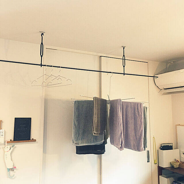 生乾き臭の悩みもこれで解決☆バスタオルを効率よく干す方法