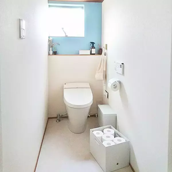 「生活感を出さずに整然とした空間に。トイレ収納は無印良品におまかせ☆」の画像