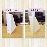 「生活感をなくしてお部屋に馴染むアイテムに!収納もインテリアも楽しむ100均ファイルボックスのリメイク術」の画像2