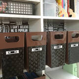 「生活感をなくしてお部屋に馴染むアイテムに!収納もインテリアも楽しむ100均ファイルボックスのリメイク術」の画像4