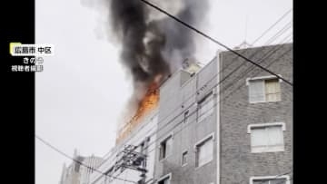 「グランピング施設」で火災　従業員男性がやけど　たき火が燃え広がったか　広島市
