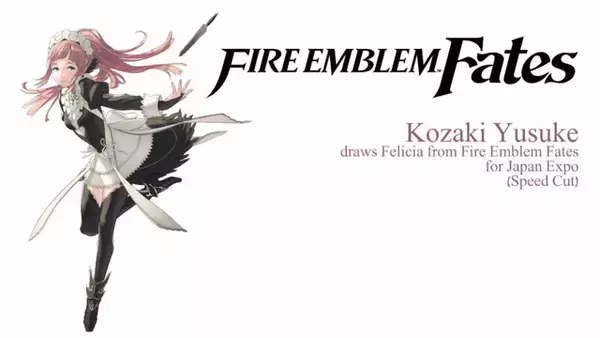 コザキユースケが『FE if』のフェリシアを描く制作動画が公開、あのイラストはこうして描かれる