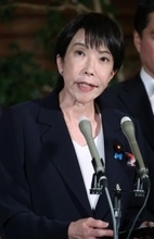 取材に応じる高市首相