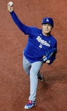 山本の練習 大リーグ