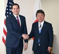 日米外相、同盟強化で一致