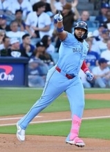 ソロ本塁打を放ったゲレロ 大リーグ