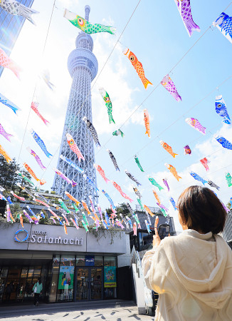 約1500匹のこいのぼり