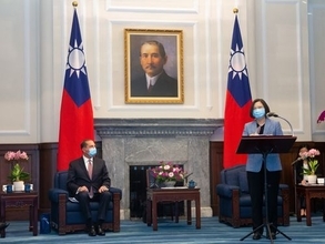 蔡総統、米アザー厚生長官と面会  トランプ大統領の台湾支持に感謝