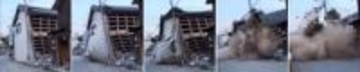 傾いていた旅館、倒壊　近隣住民不安、石川・輪島